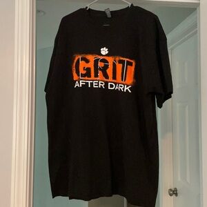 Clemson GRIT after dark black Tshirt XL. Worn once